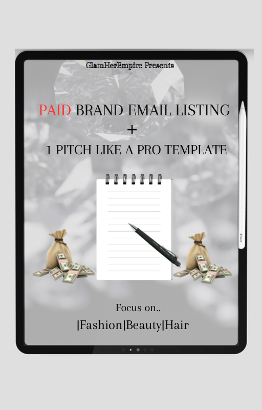 BRAND EMAIL LIST+ 1 PITCH TEMPLATE GUIDE